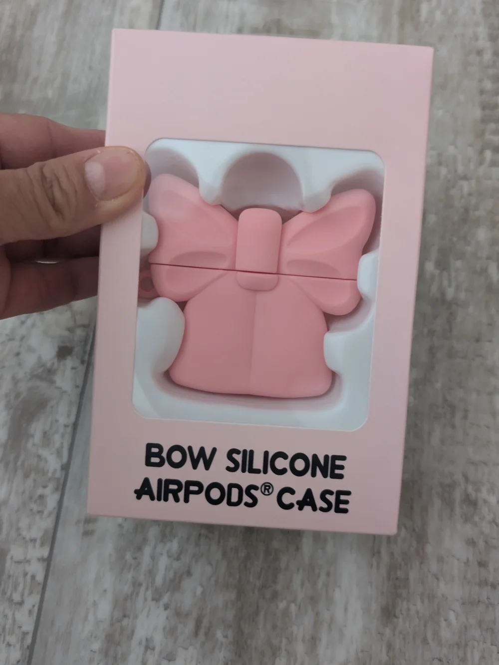 Tilly's Pink Bow Silicone AirPods Case